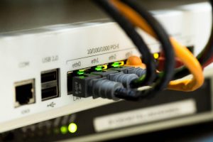 Ethernet ports providing hotel wifi to a hotel